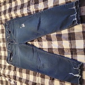 Sound/Style Jamie ankle slim & sleek distressed jeans